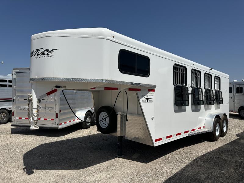 2019 Trails West 4H GN Horse Trailer Stephenville Trailers Hart