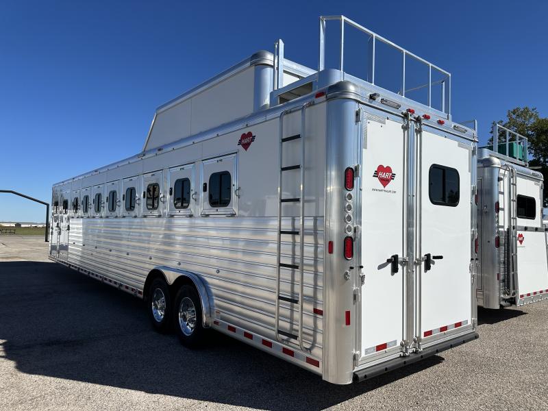 2024 Hart Trailers Tradition 8H w/ Walk Thru MidTack Horse Trailer