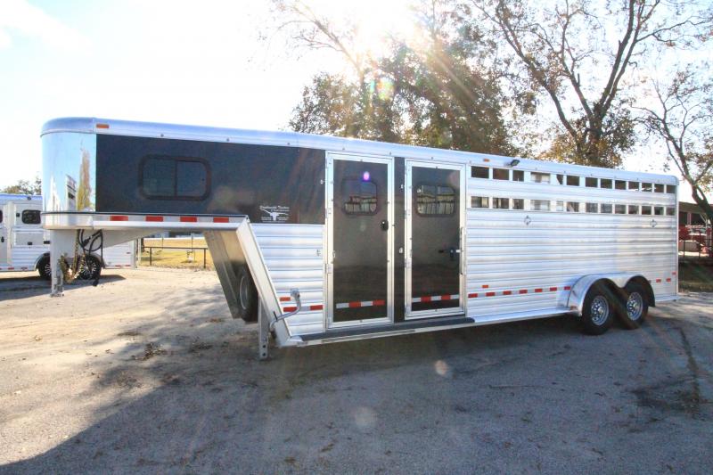 2020 Hart Lariat 24' GN Stock Smart Tack II Livestock Trailer 2020 Hart Lariat 24' GN Stock Smart Tack II Livestock Trailer