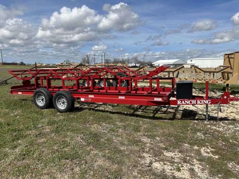 2020 Ranch King 3 Bale BP Hay Trailer Stephenville Trailers Hart