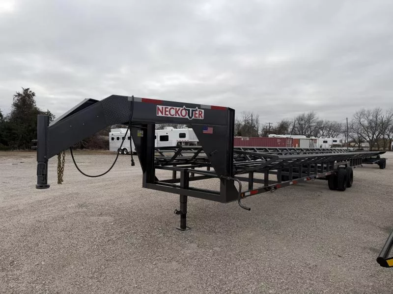 2026 Neckover Trailers 14 Bale Dual Cradle GN Hay Trailer