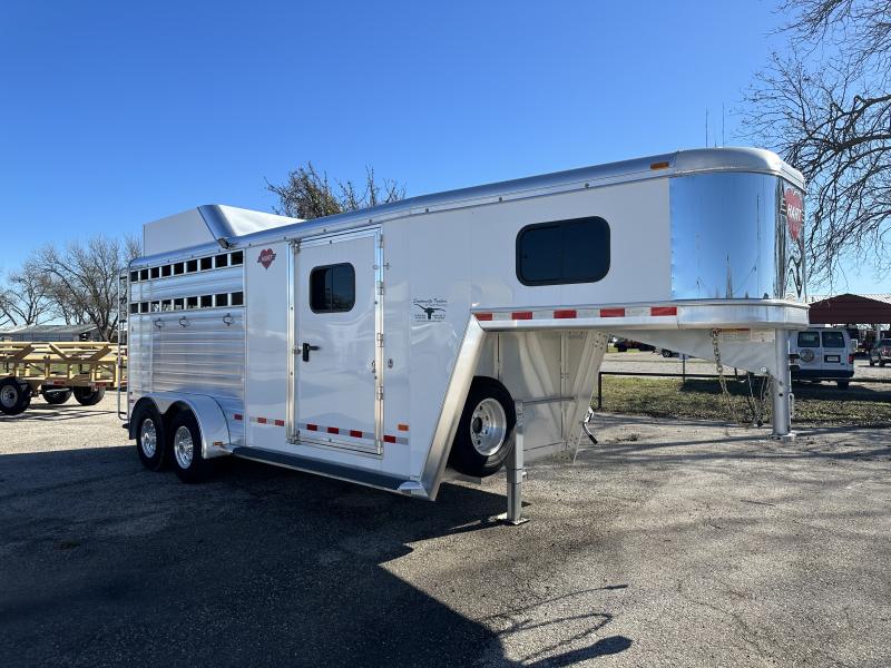 2022 Hart Trailers Solution 3H GN Smarttack II Horse Trailer