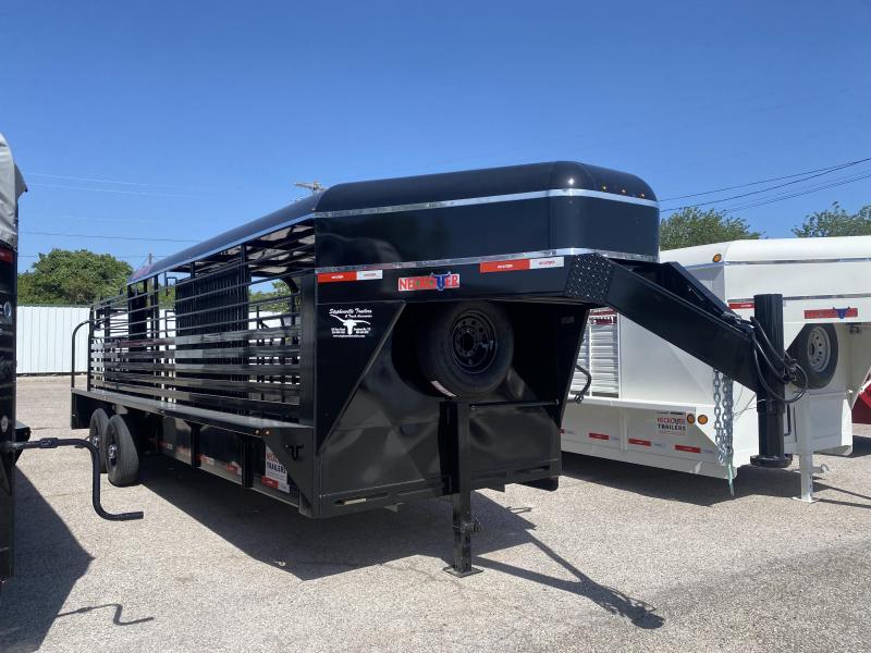 2022 Neckover Trailers 2022 Neckover 24'x6'8 GN Catch Can 3/4 Top Horse Trailer 2022 Neckover Trailers 2022 Neckover 24'x6'8 GN Catch Can 3/4 Top Horse Trailer