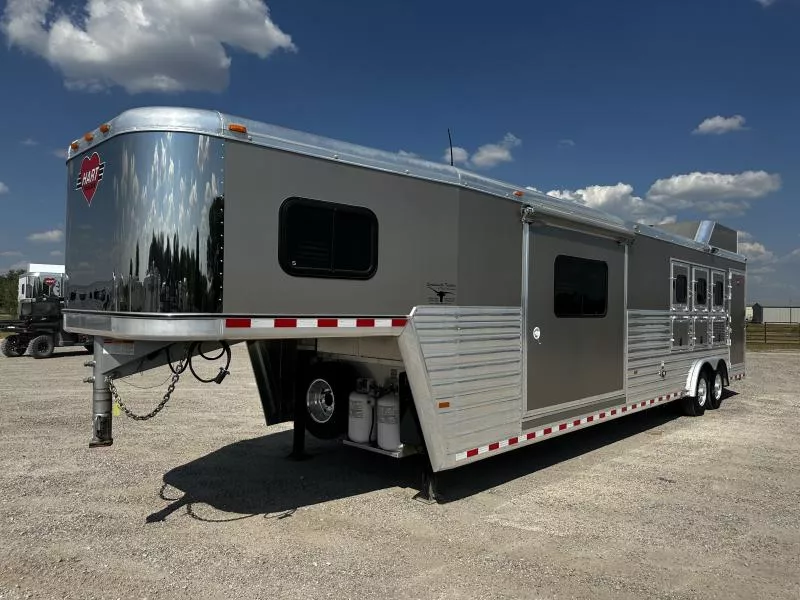 2013 Hart Trailers 3H 15'6 SW Slide Out Horse Trailer