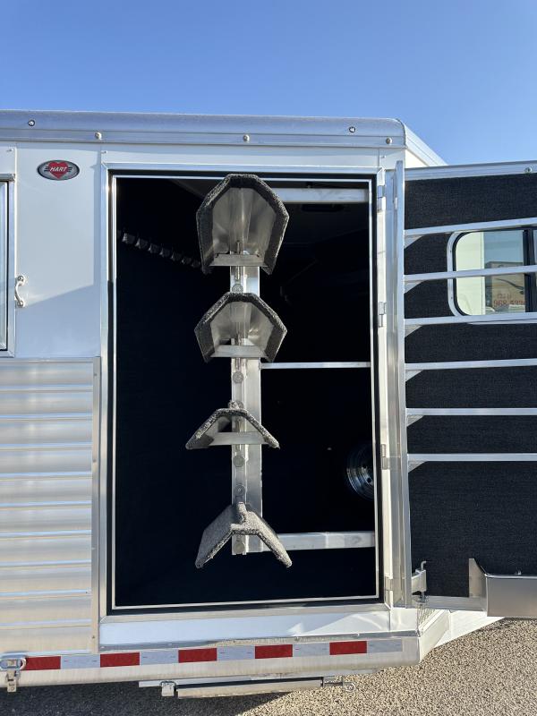 2024 Hart Trailers 4H BP w Hay Pod Horse Trailer Stephenville