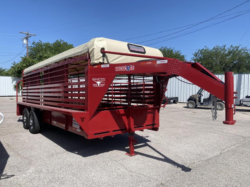 2022 Neckover Trailers 2022 Neckover 20'x6'8 GN Stock Horse Trailer 2022 Neckover Trailers 2022 Neckover 20'x6'8 GN Stock Horse Trailer