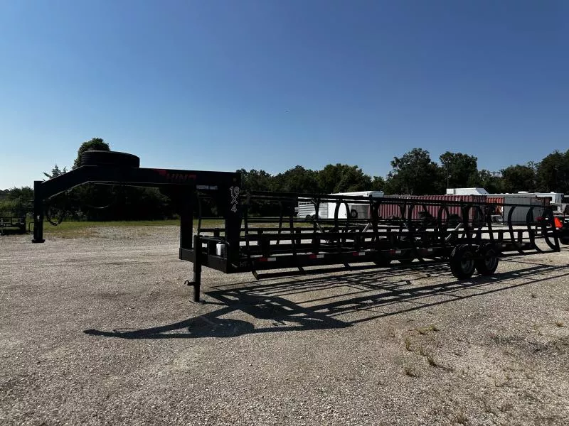 2024 Rhino Trailers Dual Cradle GN Hay Trailer