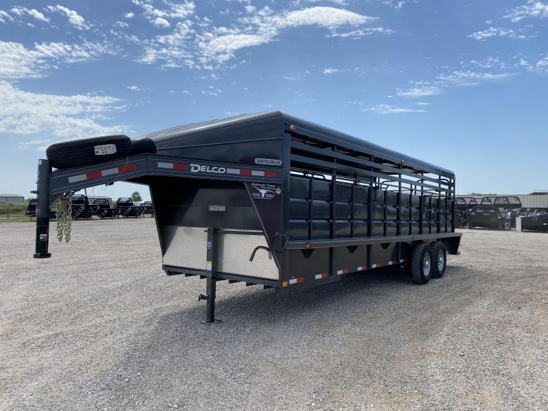 2022 Delco Trailers 2022 Delco 24' GN Stock Horse Trailer 2022 Delco Trailers 2022 Delco 24' GN Stock Horse Trailer