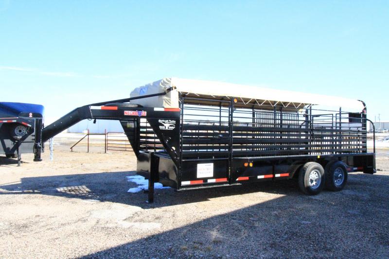 2021 Neckover 20' GN Stock Trailer - BT w/ Tarp 2021 Neckover 20' GN Stock Trailer - BT w/ Tarp