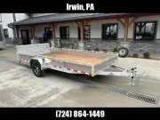 2026 Nordtek Trailers 77x10' Solid Side Aluminum Utility Trailer 2990# GVW UTL-SD-1SA3K-BP-77X10