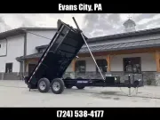 2026 Sure-Trac 6x12' Telescopic Dump Trailer 9900# GVW ST-TDU7212-100