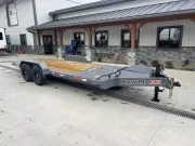 2026 RawMaxx G7X20BP14K 7x20' Gravity Tilt Equipment Trailer 14000# GVW