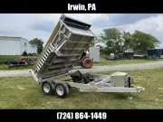 2026 Nordtek Trailers 75"x10' 3' HIGH SIDES * 7GA FLOOR * DMP-SD-2SA7K-BP-75X10-HS3