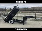 2026 Sure-Trac 7x16' Low Profile HD Gooseneck Dump Trailer 14000# GVW ST-HTDU8216-140G