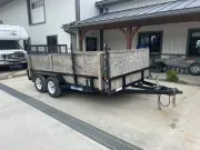 2021 Sure-Trac USED 7x14' Utility Landscape Trailer 7000# GVW ST-UTT8214-070