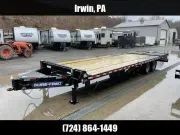 2026 Sure-Trac 102x25' HD Beavertail Deckover Trailer 15000# GVW ST-HDO10225-150