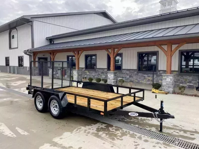 2027 AMO 6.5x12' Utility Landscape Trailer 7000# GVW AL12TTBB