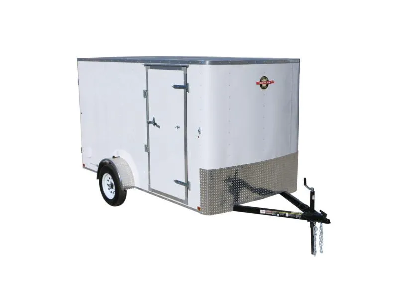 Carry-On 6 x 12  3K Loaded Radius Front Flat Roof Cargo Trailer with Ramps