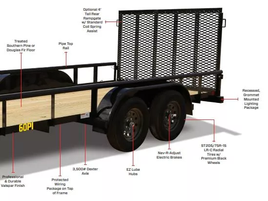 new Utility Trailers Big Tex Trailers  for sale, in Madras, OR Thumbnail 3