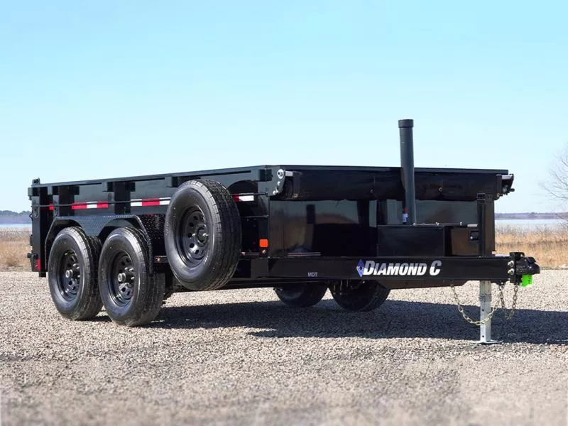 Diamond C 6 x 12 10K Dump Trailer w/44 inch Sides MDT