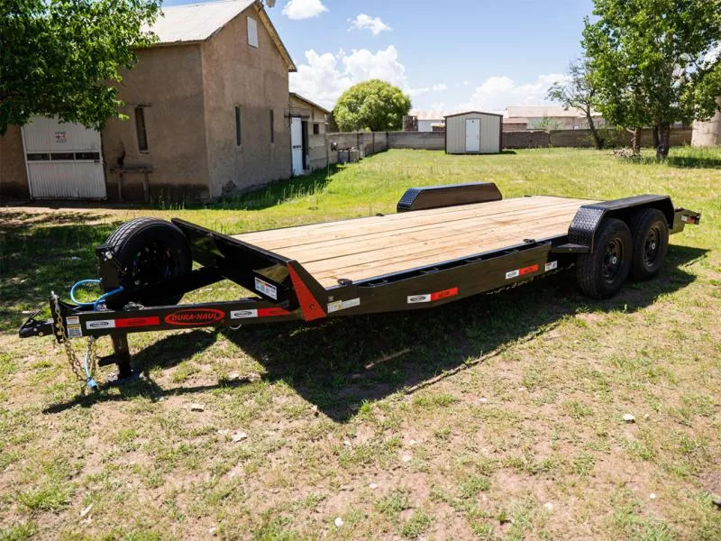 Dura Haul 7 x 20 14K Fixed Deck Equipment Trailer with Dovetail (18 + 2)