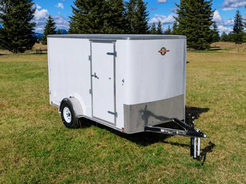 Carry-On 6 x 12 3K Radius Front Flat Roof Cargo Trailer with Ramps