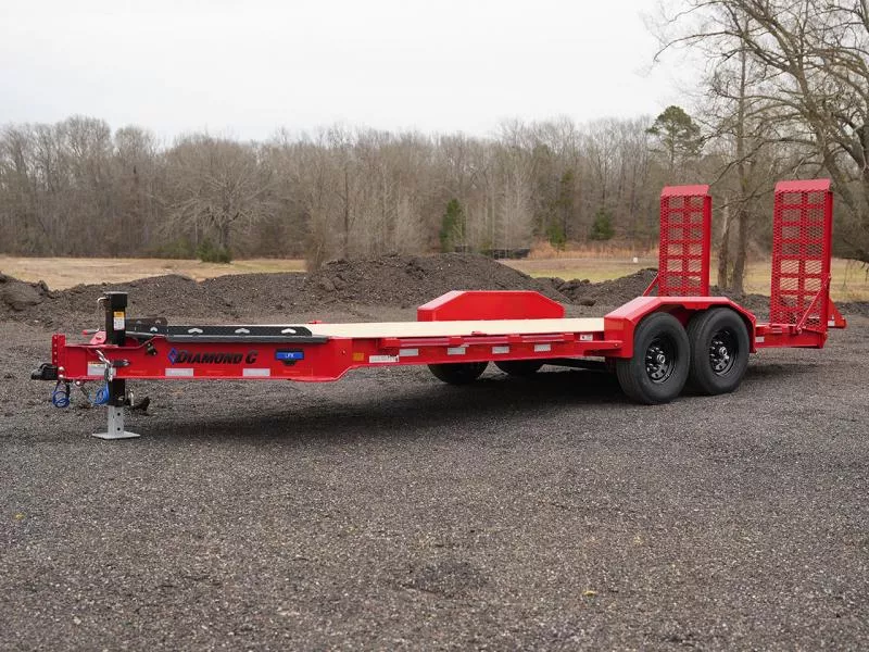 Diamond C 7 x 20 14K Equipment Trailer w/Side Step LPX