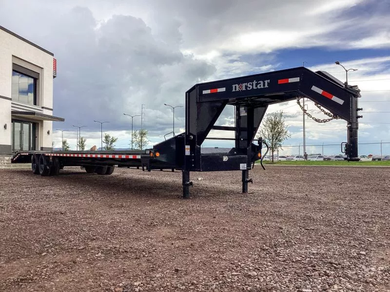 Iron Bull Norstar 8.5 x 30  22K Gooseneck Deckover Equipment Trailer Rampage Ramps - FXG