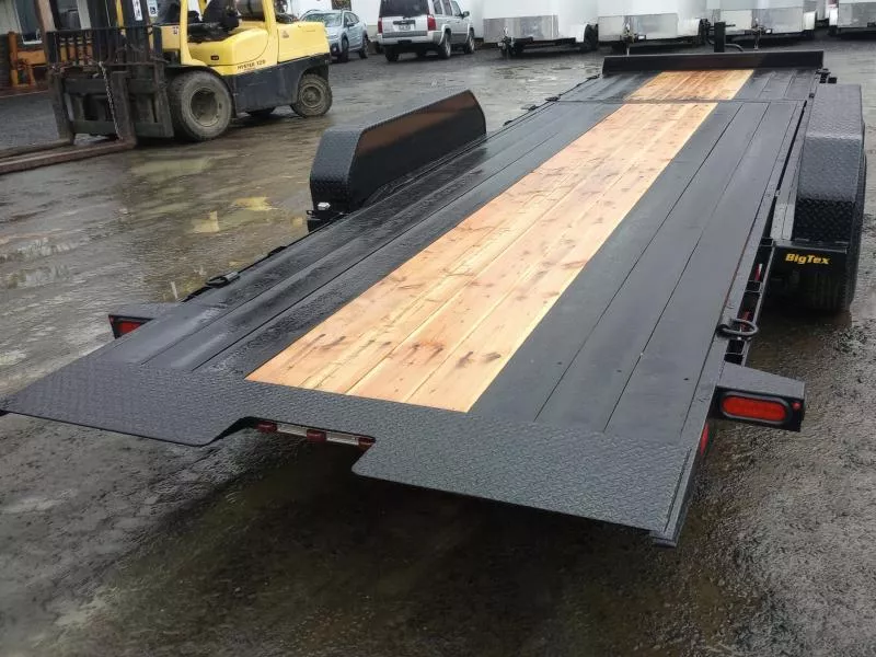 Big Tex 7x20  14K  16/4  Split Deck Tilt Equipment Trailer 14TL-20  Blackwood Outer Boards