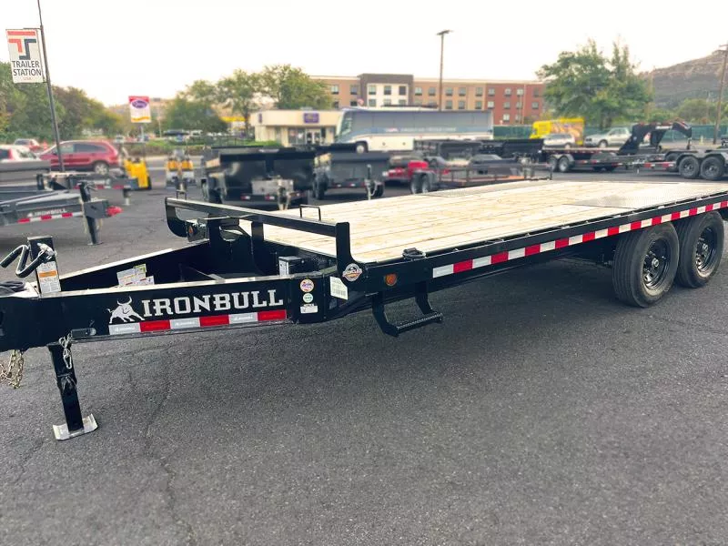 Iron Bull 8.5 x 26 14K 10 inch I-Beam Equipment Trailer