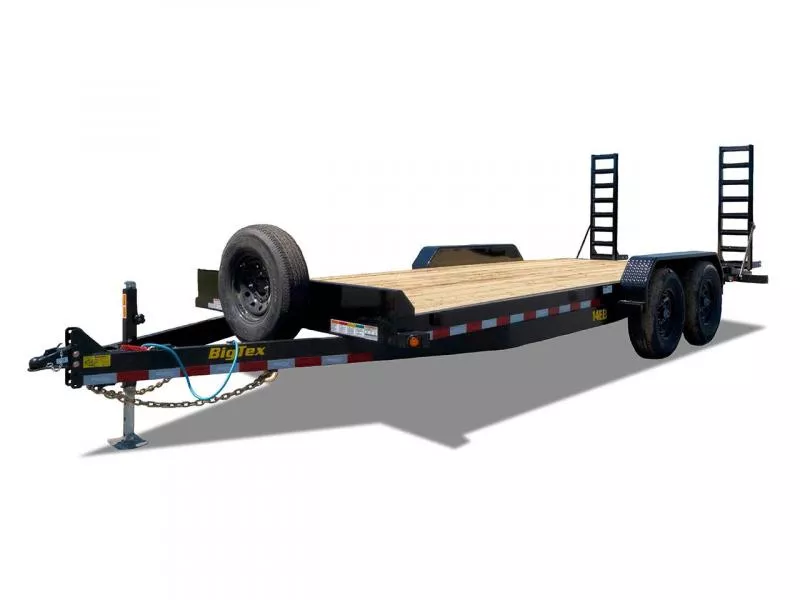 Big Tex 7 x 22  14K  Tandem Axle Equipment Trailer 14EB