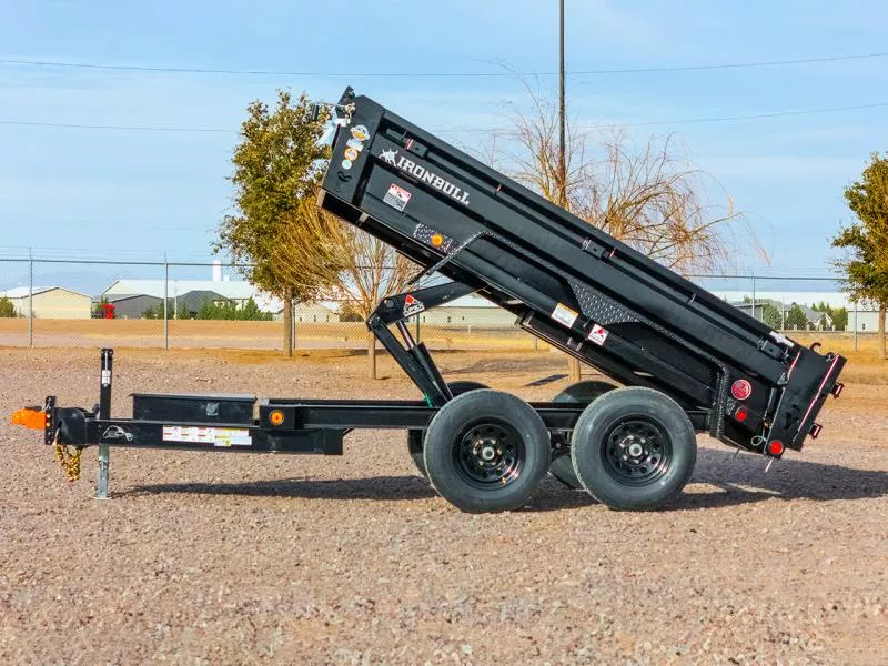 Iron Bull 5x10 10K Dump Trailer - Scissor - DTB