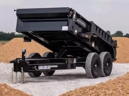 Iron Bull 5x10 7K Dump Trailer - Single Push - DTB