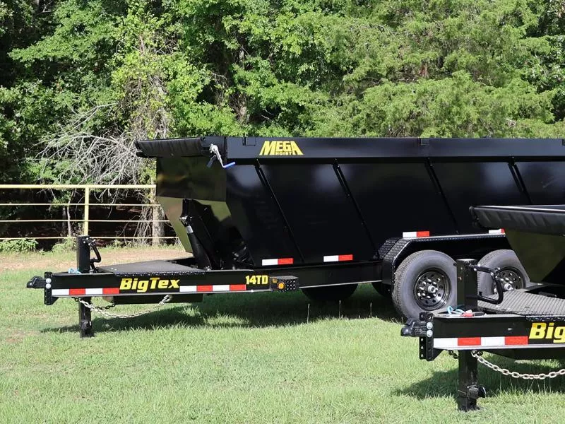 Big Tex 7x14 14K Telescopic Dump High Sides Trailer 14TD