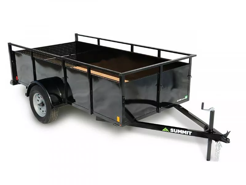 Summit 5x8 Utility Landscape Trailer - Alpine - Split Ramp