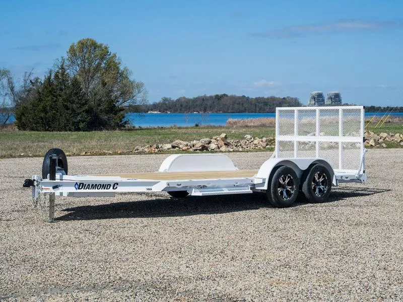 Diamond C 7 x 14 12K Car Hauler with 48 inch Bi-Fold Ramp GTF