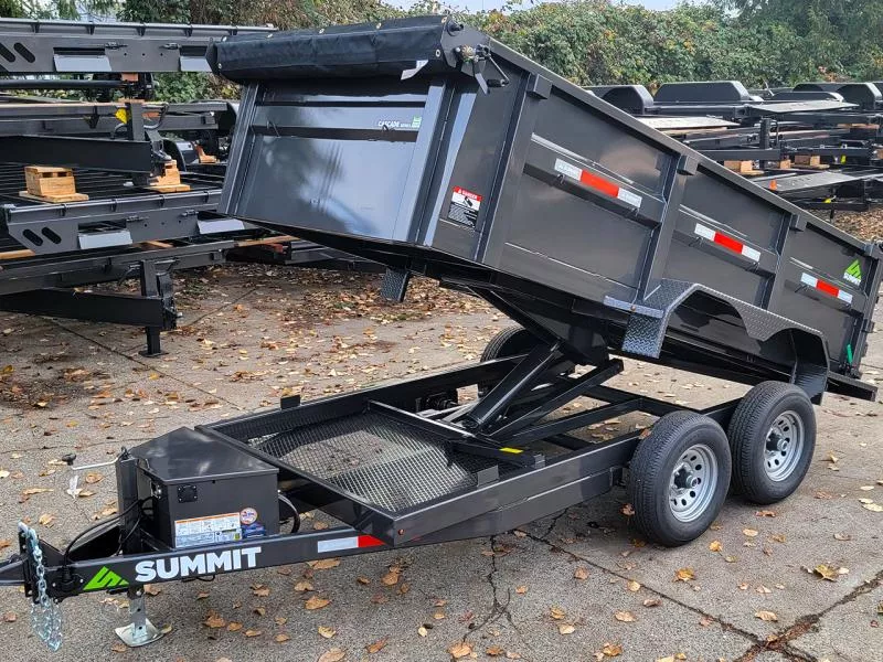 Summit 6x12 14K Dump Trailer - Tandem Axle - Cascade