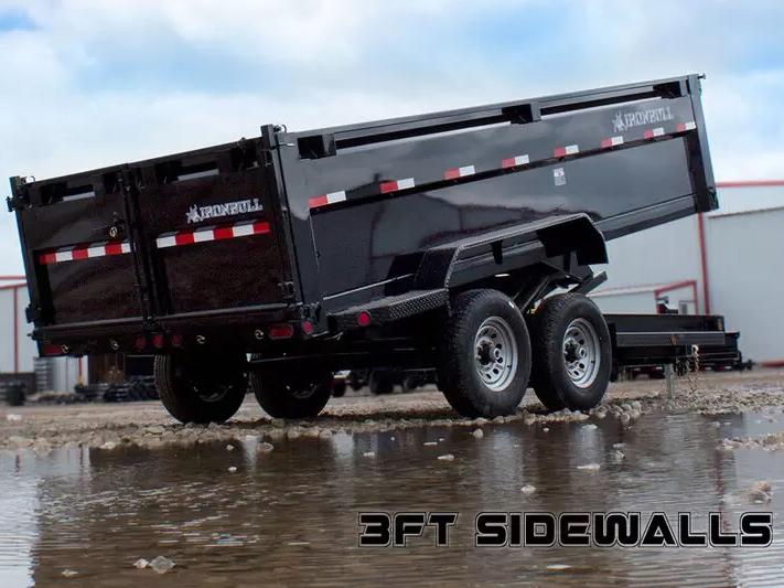 7 Inch Bull Iron Bull 7x16 14K 36 inch Dump Trailer - DTB in Madras, OR | Trailer ...