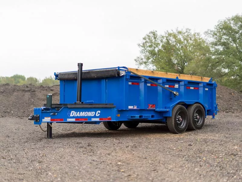 Diamond C 7 x 14 18K Dump Trailer LPT