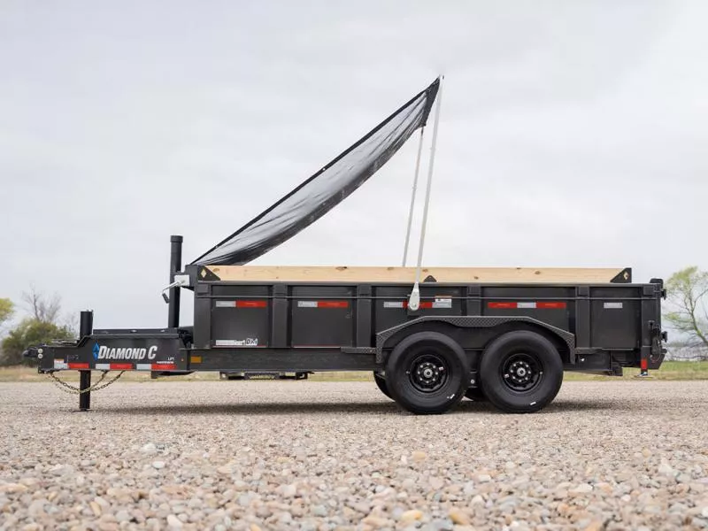 Diamond C 7 x 16 14K Pacesetter Dump Trailer LPT