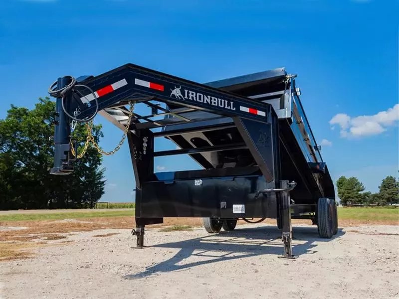 Iron Bull 7x16  16K 48 inch GN Gooseneck Dump Trailer - DTG