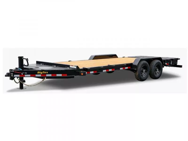 Big Tex 7x22  16K  I-Beam Equipment Trailer with Mega Ramps 16EH