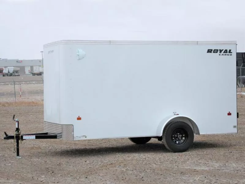 Southland Royal 6 x 12  3K Cargo Trailer with Flat Nose and Barn Door