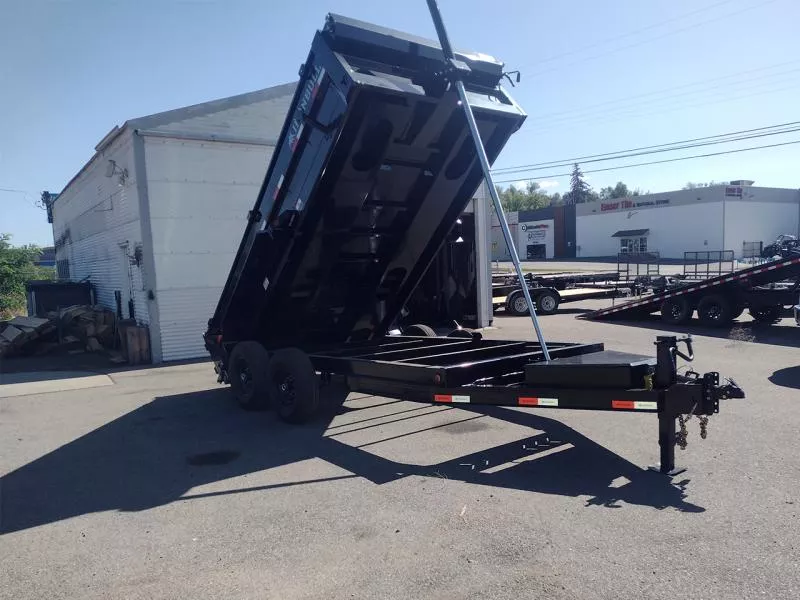 Iron Bull 7x14 14K Dump Trailer - DTB - Telescope