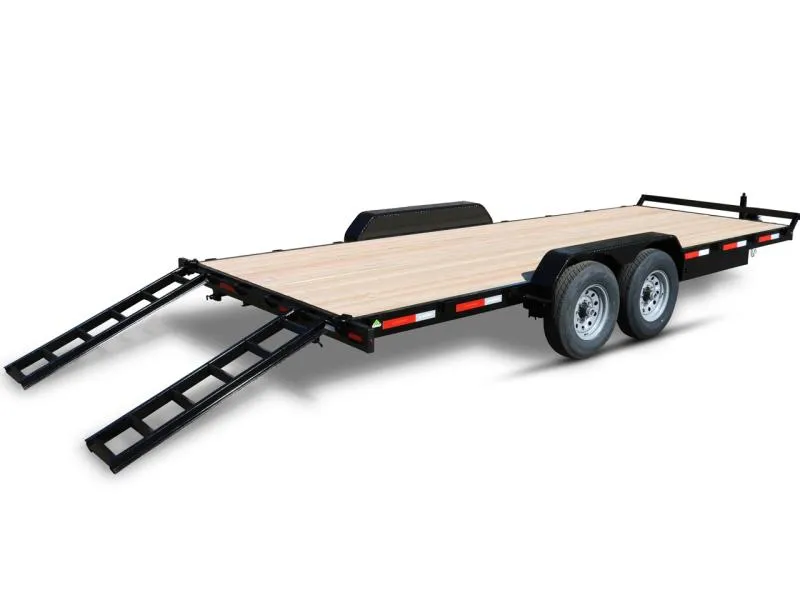 Summit 7x18 10K Flatdeck Car Hauler Trailer - Denali