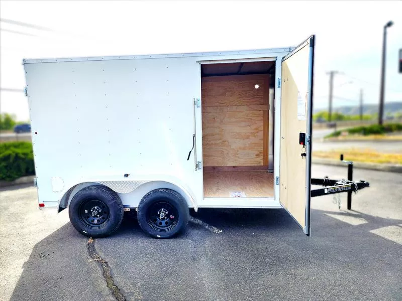 Carry-On 6 x 12 7K Radius Front Flat Roof Tandem Axle Cargo Trailer