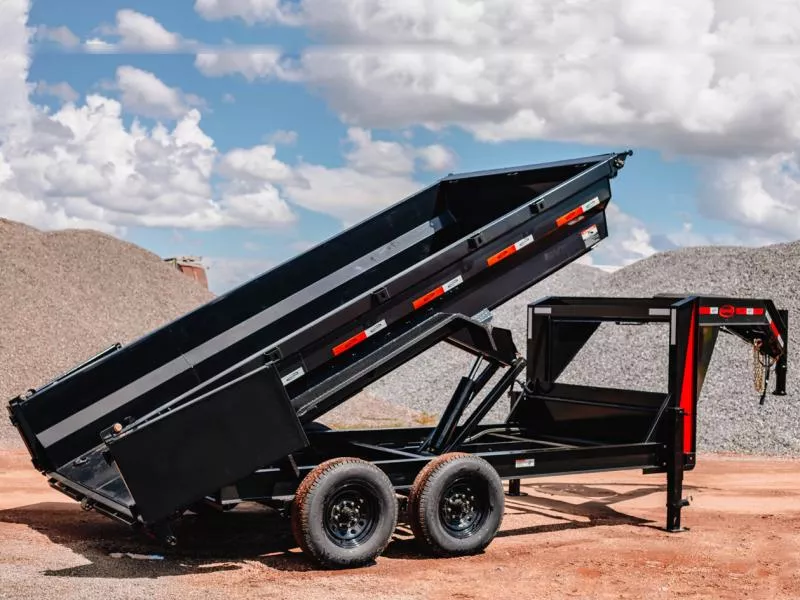 Dura Haul 7x14 16K Gooseneck Dump Trailer
