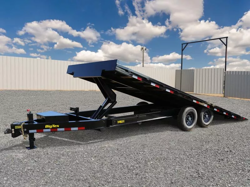 Big Tex 8.5 x 22  14K  Over Axle Power Tilt Equipment Trailer