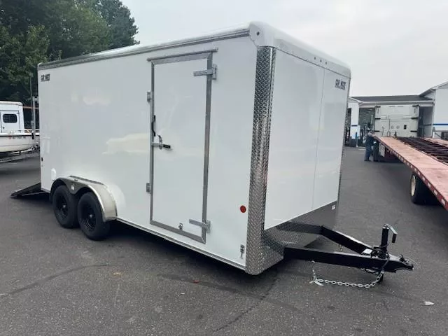 2025 Car Mate 7x16 7K Cargo Trailer with Ramp Door and 12" Add'l Ht 2029140