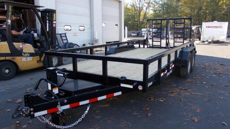 2021 Sure-Trac 7 x 18 (16+2) 14K Heavy Duty Landscape / Equipment Trailer 2022907 2021 Sure-Trac 7 x 18 (16+2) 14K Heavy Duty Landscape / Equipment Trailer 2022907